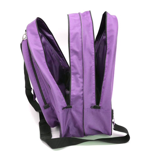 Kami-So Ice & Inline Skate Bag - Excellent Quality Bag to Carry Ice Skates, Roller Skates, Inline Skates for Kids & Adults (Fuchsia/Purple)