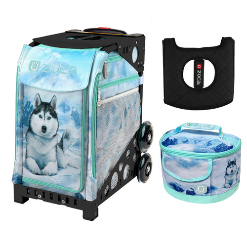 Zuca Sport Bag -  Husky with FREE Lunchbox and Seat Cover (Black Frame)