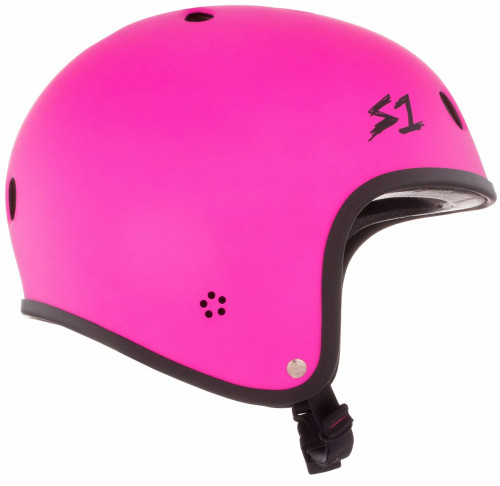 S1 Retro Lifer Helmet - Neon Pink Matte