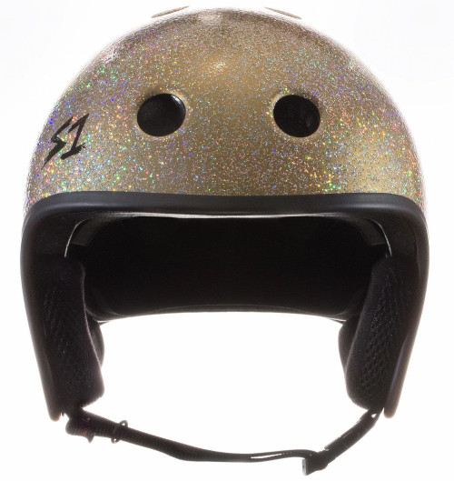 S1 Retro Lifer Helmet - Gold Gloss Glitter