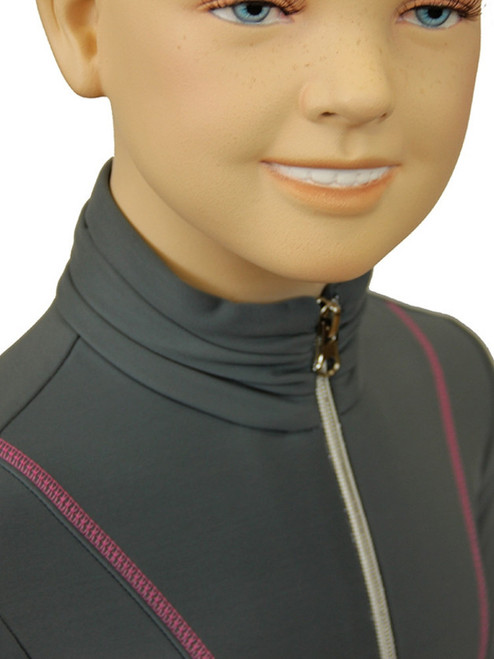 IceDress Figure Skating Outfit - Thermal - Drape (Gray)