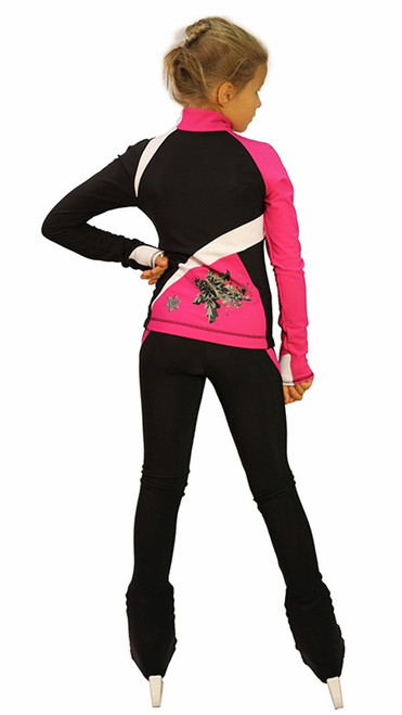 IceDress - IceDress Figure Skating Jacket - Split (Fuchsia)
