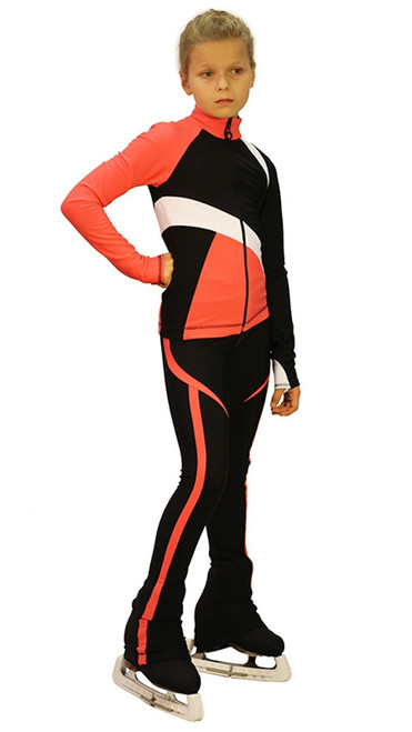 IceDress - IceDress Figure Skating Pants - Split (Coral)