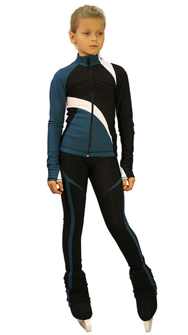 IceDress - IceDress Figure Skating Pants - Split (Turquoise)