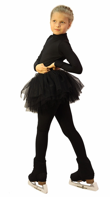 IceDress - Figure Skating Skirt s -  Tutu (Black)