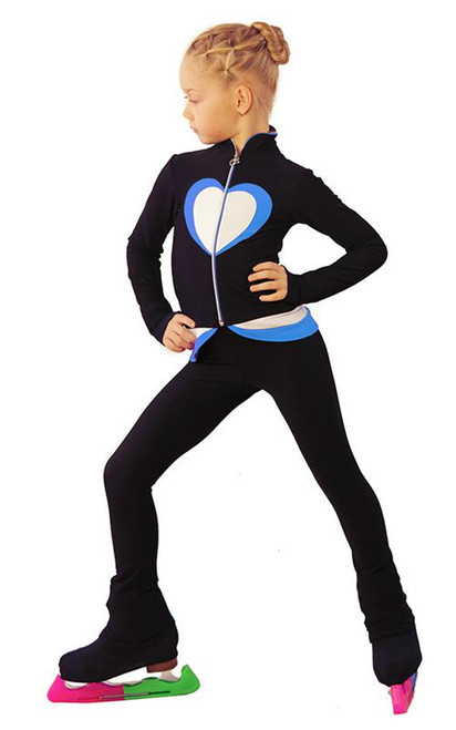 IceDress Figure Skating Outfit - Thermal - Tutti Frutti(Black, Blue, White)