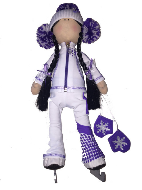 Tilda Doll by IceDress- Figure Skater - Euler Outfit  (White)