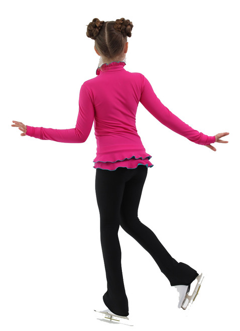 IceDress Figure Skating Outfit - Thermal - Minx (Fuchsia, Turquoise, Black)