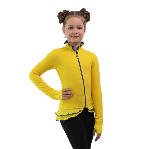 IceDress Figure Skating Outfit - Thermal - Minx (Yellow, Cornflower, Black)