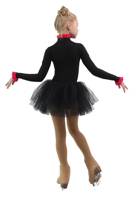 IceDress - Thermal Body  (Black with Red Flounce)