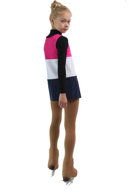 IceDress - Thermal Sundress - Rainbow (Fuchsia, White, Dark Blue)