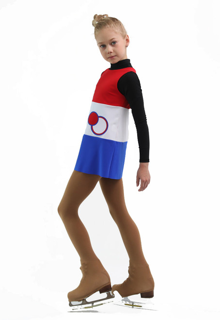 IceDress - Thermal Sundress - Rainbow (Cornflower, White, Red)
