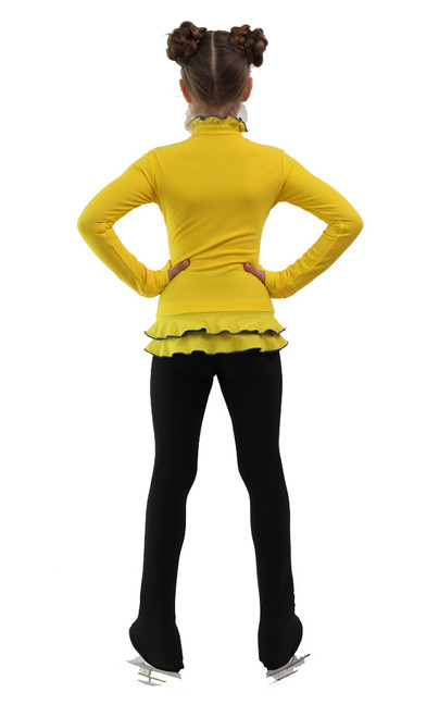 IceDress Figure Skating Jacket - Thermal - Minx (Yellow, Cornflower, Black)