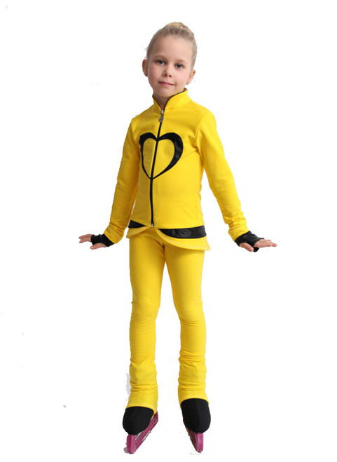 IceDress Figure Skating Outfit - Thermal - Tutti Frutti(Yellow, Black)