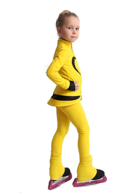 IceDress Figure Skating Outfit - Thermal - Tutti Frutti(Yellow, Black)