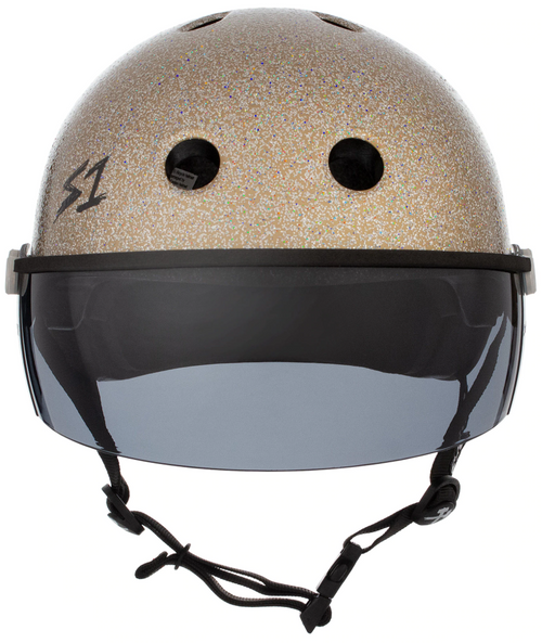 S1 Lifer Visor Helmet - GEN 2 - Gold Gloss Glitter w/ Tint Visor