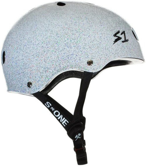 S1 Lifer Helmet - White Gloss Glitter