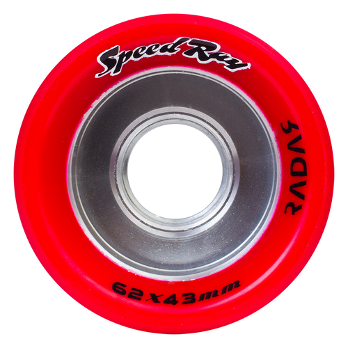 Riedell Skates Radar Speed Ray WIDE Jam/Speed Skate Wheels (Set of 4)