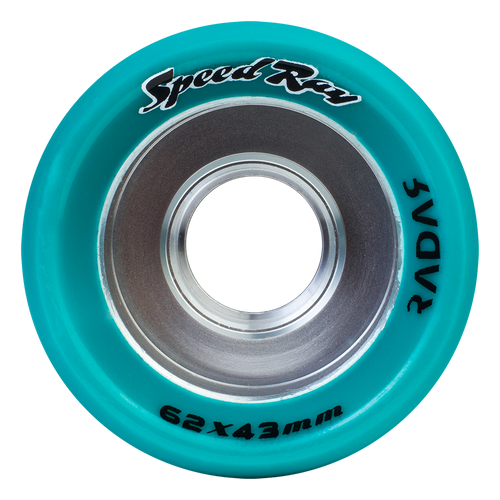 Riedell Skates Radar Speed Ray WIDE Jam/Speed Skate Wheels (Set of 4)