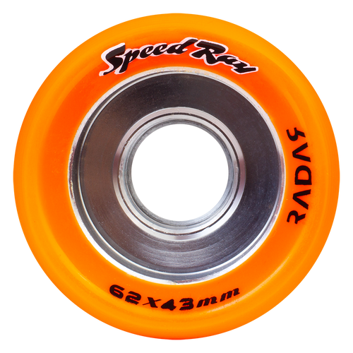 Riedell Skates Radar Speed Ray WIDE Jam/Speed Skate Wheels (Set of 4)