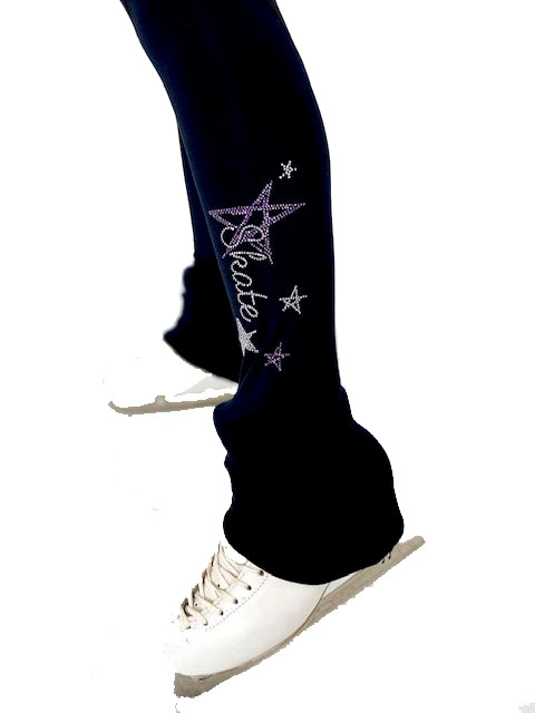 Elite Xpression - High Waist Skate Like a Star Legging - Purple