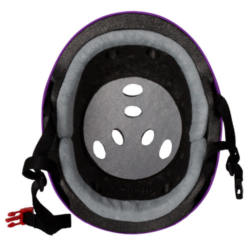 Triple Eight THE Certified Sweatsaver Roller Skating Helmet - Purple Glossy