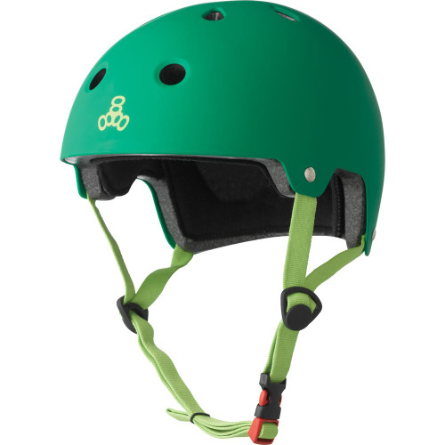 Triple Eight Dual Certified Rollerskating Helmet - Kelly Green Matte