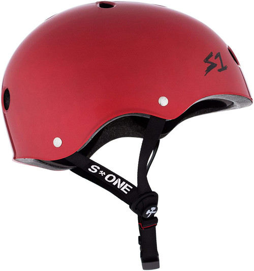 S1 Mega Lifer Helmet - Blood Red Gloss