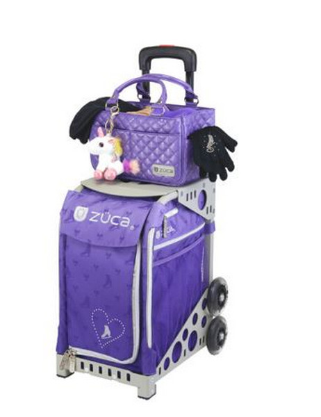 Zuca Tag-A-Long Ice Skating Tote Bag  (Purple)