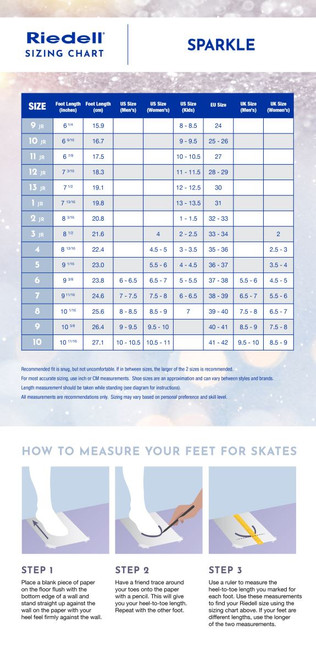 Riedell  Figure Skating Set - Sparkle (White Snow)