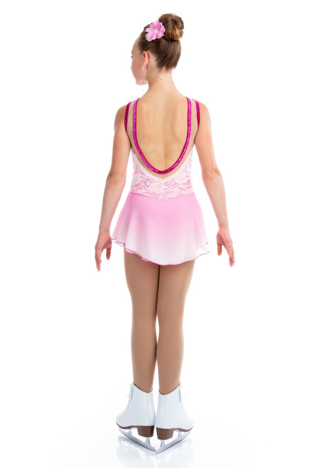 Elite Xpression - Elegant Baby Pink Lace Dress