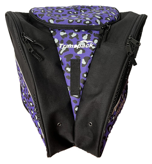 Transpack Ice Skating Bag with Print Design (Violet Leopard)