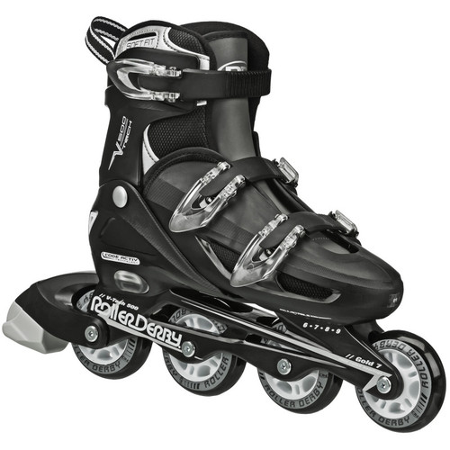 Roller Derby - V-Tech 500 Boys Size Adjustable Inline Skates- Size Large 6-9 Only (Refurbished)