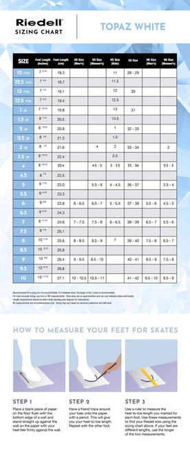 Riedell  Topaz Ice Skates (Width D)