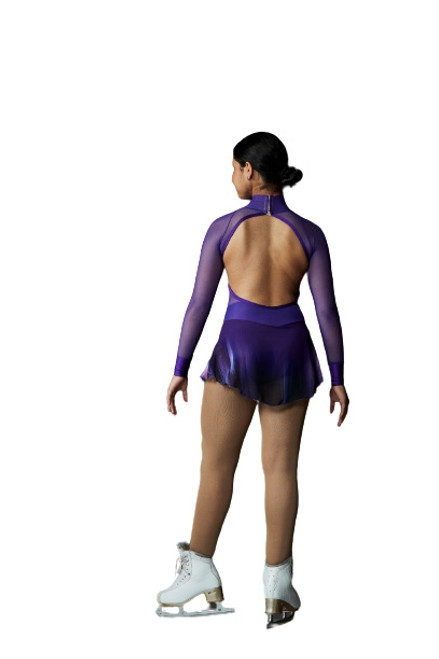 Elite Xpression - Crop Top Purple Dress