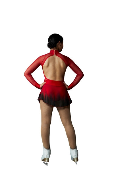 Elite Xpression - Crop Top Red Dress