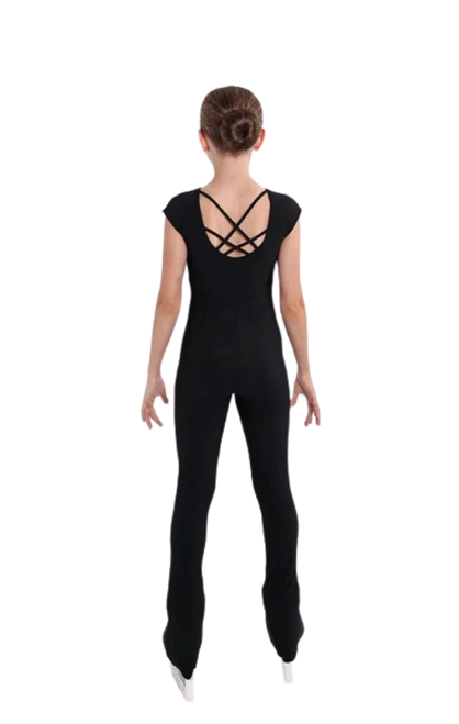 IceDress - Thermal Figure Skating  Overalls -"Charm" Black