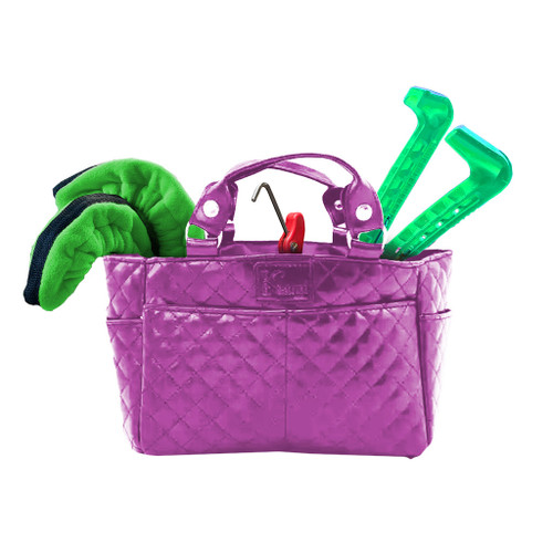 Accessories Package - Tote (Metal Fuchsia) + Guards (Gel Green) + Soakers (Green) + Lacing Hook