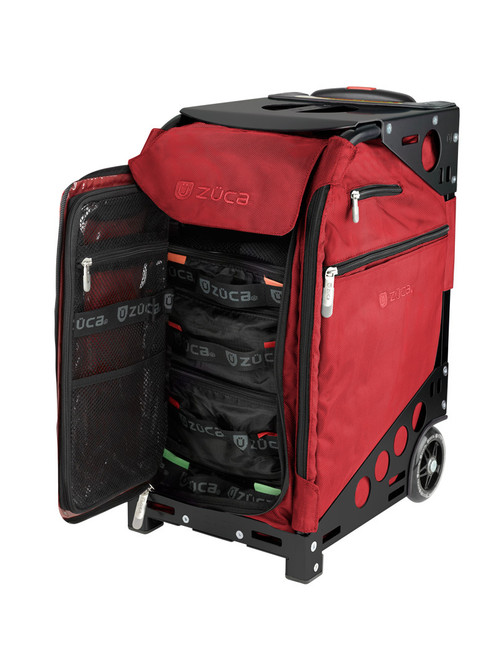Zuca Pro Travel Bag - Ruby Insert And Black Frame