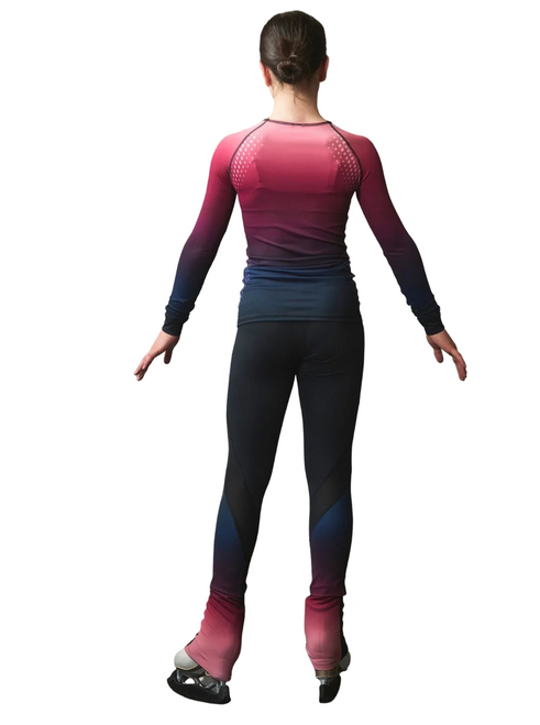 Elite Xpression - Performance Printed Ombre Shirt (Pink)