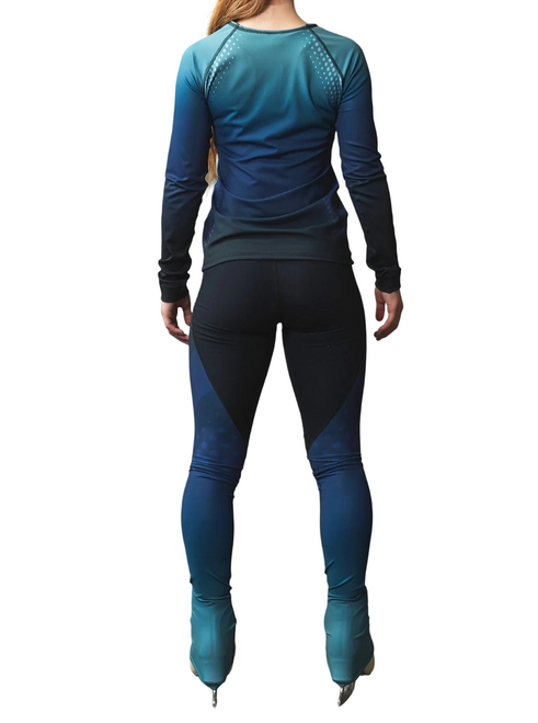 Elite Xpression - Performance Printed Ombre Shirt (Navy)