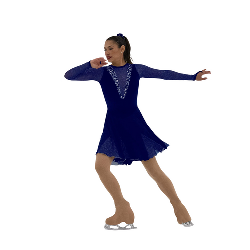 Jerry's Ice Skating Dress - 115 Navy Blues Dress