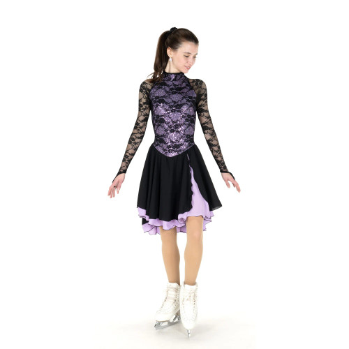 Jerry's Ice Skating Dress - 140 Dancesse Dress - Black/Lilac