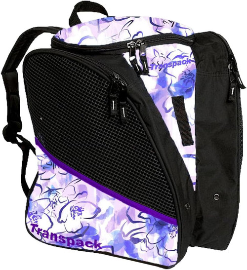 Transpack Ice Skating Bag - Blue Floral