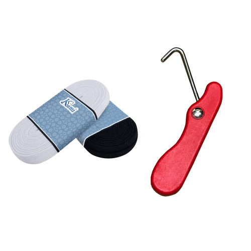 Package Deal - Laces for Figure Skates + Lacing Hook