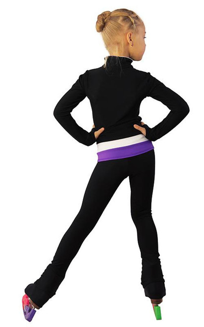 IceDress Figure Skating Outfit - Thermal - Tutti Frutti(Black, Purple, White)