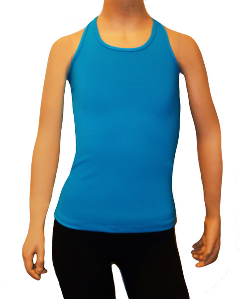 Ice Skating Tank Top - Turquoise