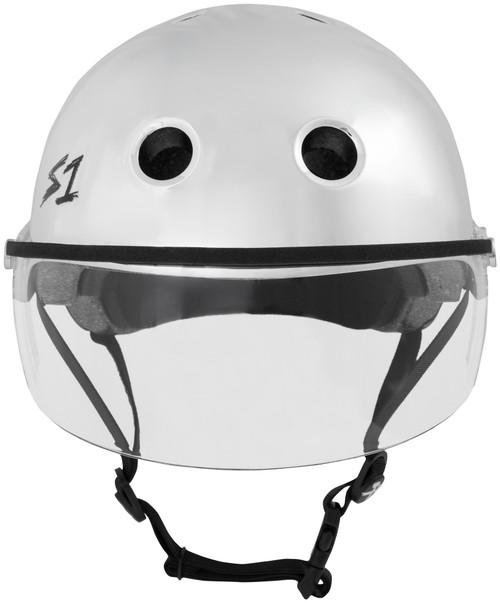 S1 Visor Lifer Helmet - Silver Mirror w/ Clear Visor