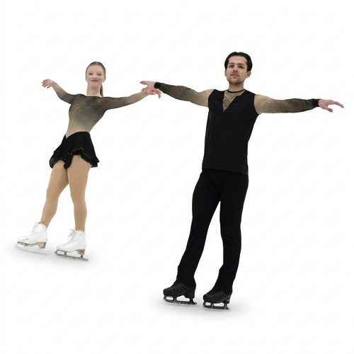 Jerry's Ice Skating Dress - Aurora AA003 Golden Shadows Dress