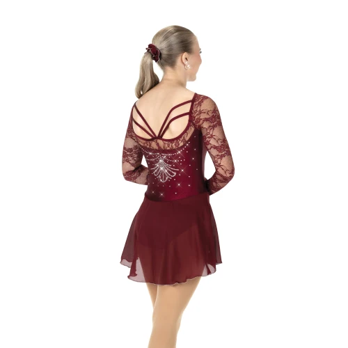 Jerry's Ice Skating Dress - Aurora AA048 Fan Favorite Dress - Deep Wine